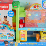 Fisher-Price Little People Toddler Playset Light-Up Learning Garage with Smart Stages Plus Toy Car and Ramp for Ages 1+ Years