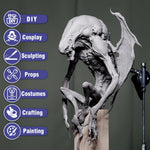 SELEAD Foam Clay Grey 300g - Moldable Air Dry Ultra-Light Modeling Clays for Adult Cosplay, Sculpting, Arts & Crafts - with 30g Colored Clay