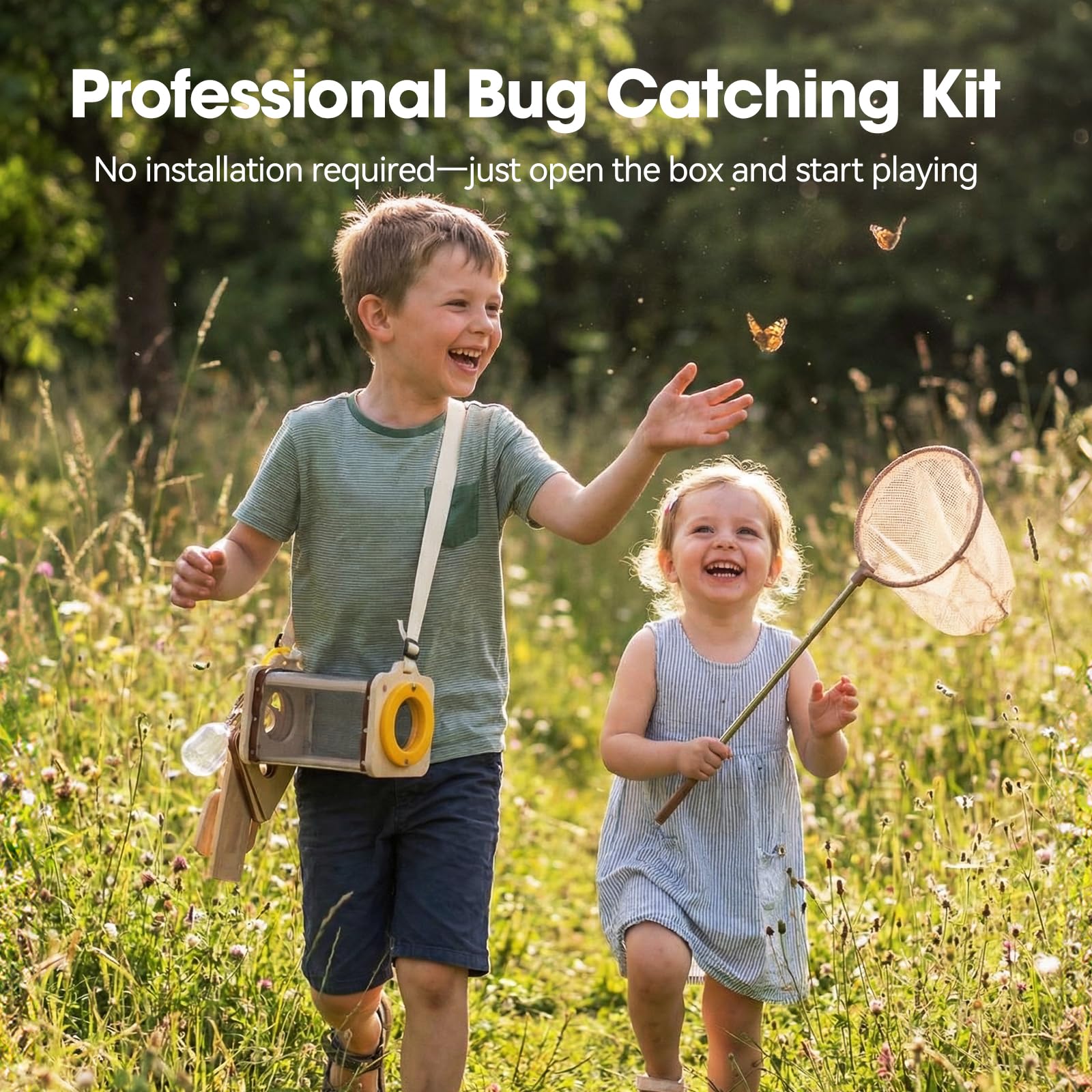 Wooden Bug Catcher Kit for Kids 3-8, 10PCS - Bug Collecting Kits ...