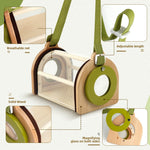 Wooden Bug Catcher Kit for Kids, Bug Catching & Insect Explorer Set with Butterfly Net, Magnifying Glass, Bug Container, Nature Exploration Outdoor Adventure Toy, Camping Gifts for Boys Girls Age 3-12