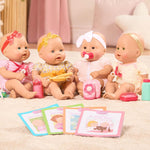 Baby Sweetheart by Battat Bath Time 12-inch Soft-Body Newborn Baby Doll with Easy-to-Read Story Book and Baby Doll Accessories
