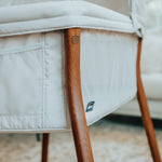 Chicco LullaGo Anywhere LE Portable Bassinet with Canopy, Waterproof Mattress and Fitted Sheet, Travel Bassinet for Baby Includes Carry Bag, Serene/Beige