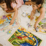 Melissa & Doug Jigsaw Puzzle Bundle (Dinosaur,Safari and Ocean)