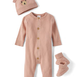 Gymboree,Take Me Home 100% Cotton Newborn Outfit,Warm Blush,3-6 Months