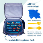 Wildkin Kids ECO rPET Insulated Lunch Box – Keeps Food Hot or Cold, Easy-Clean Lining, Mesh Pockets & BPA-Free – Boys & Girls, Ideal for School, Travel & Daycare – Out of This World
