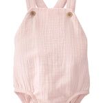 Little Planet by Carter's Baby Organic Cotton Gauze Bubble, Perfect Pink, 18M