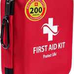 Protect Life Survival First Aid Kit for Home/Business, Camping Survival Kits | Mini Travel First Aid Kit | Camping Equipment | Small Kits for Car | Outdoor Emergency Survivals Pack - 100pcs