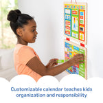 Melissa & Doug My First Daily Magnetic Calendar, Classroom Calendar for Kids Activities with Weather & Seasons, Preschool Toys for Girls & Boys Ages 4+