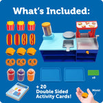 Learning Resources Mini Snack Shop Sorting Set, Play Food Shop, Role Play Store, Kids Kitchen Playset Accessories, Cooking Games, Fine Motor Skills, Toddler Toys, Girl And Boy Birthday Gift