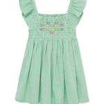 Little Me Clothes for Baby Girls' Garden Knit Dress Set with Panty, Floral, 12 Months