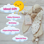 Bunny Lovey Security Blanket – Safe and Soft Toddler, Infant Lovey for Comfort & Cuddles, Newborn Snuggle Toy, Neutral Baby Gift for Boys or Girls. Big Size 16in.