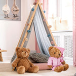 Civaner Stripe Bear Clothes Stuffed Animal Clothes 12 -16 Inch Build a Lovely Stuffed Animal Costumes and Accessories Fit, Bear is Not Included(Pink)