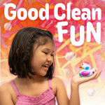 Creativity for Kids Soap Noodles Bath Art Studio – Bath Crayons, Soap Paint, Color Fizz & Confetti with Mold-Free Rubber Duck | Washable Bathtub Art & Sensory Toy Set for Toddlers and Kids (Ages 3+)