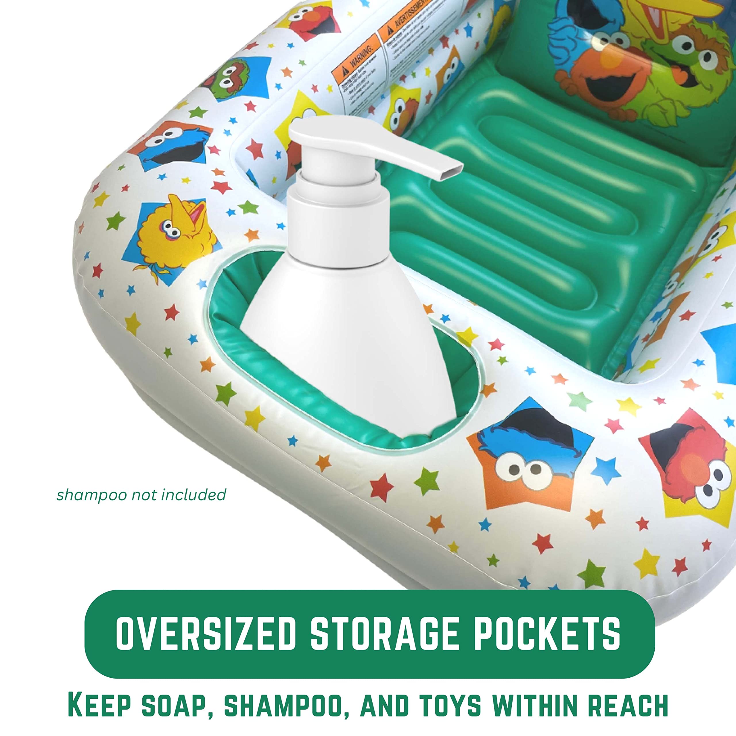 Sesame Character Inflatable Pool Sesame Street Sesame Squad Inflatable Tub - Baby - Baby Care - Ginsey ...