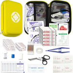 276PCS First Aid Kit Home Car Camping Hiking Emergency Supplies Small Compact Lovely Bag for School Outdoor, Basic Outdoor Essentials Survival Kit for Travel AMORNING