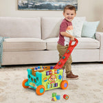 VTech Sort and Discover Activity Wagon for Toddlers, Red