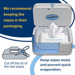 ChoserStar Baby Wipe Warmer and Dispenser Portable Heated Diaper Wipe Heater with Fast Heating, Large Capacity, and Anti-Dry Out (no Charger Block)
