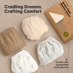 2-Pack Organic Bassinet Sheets for Girls, Boys - 100% Cotton Bassinet Mattress Sheets Compatible with Halo Bassinest Swivel Sleeper, Graco, Baby Delight, Chicco, Unisex Fitted Bassinet Sheets (Pecan)