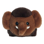 Aurora® Adorable Spudsters™ Mumford Wooly Mammoth™ Stuffed Animal - Round Shape Makes for Comforting Cuddles - Perfect for Kids All Ages and Animal Loving Adults - Brown 10.5 Inches