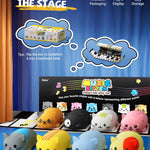 Ruko 1701 Musical Cats Piano Keyboards with Cute Meow Tone, Press Play Music Scale, Fun Music Toys for Kids, for Boys & Girls Age 3 4 5 6 7 8 9, Educational Instrument (8Pcs)