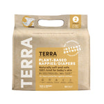 Terra Diapers Size 2: 85% Plant-Based Diapers, Ultra-Soft & Chemical-Free for Sensitive Skin, Superior Absorbency for Day or Nighttime Diapers, Designed for Babies 8-15 Pounds, 22 Count