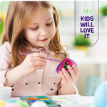 Dan&Darci Kids Rock Painting Kit - Glow in The Dark - Arts & Crafts Gifts for Boys and Girls Ages 6-12 - Craft Activities Kits - Creative Art Toys for 6, 7, 8, 9, 10, 11 & 12 Year Old Kid