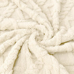 Sherpa Fleece Baby Blanket, Ultra Soft Fluffy Premium Baby Blankets for Boys Girls, Cozy Infant Toddler Newborn Receiving Blankets for Crib Stroller 30”×40” (Cream)