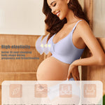 Avidlove Nursing Bras for Breastfeeding Seamless Ultra Comfort Pregnancy Maternity Wireless Bralette Purple