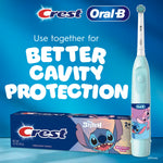 Oral-B Kid's Electric Battery Powered Toothbrush, Featuring Extra Soft Color Changing Bristles, for Ages 3+
