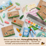 Honeysticks 100% Pure Beeswax Crayons (12 Pack) - Non-Toxic Crayons, Safe for Babies and Toddlers, For 1 Year Plus, Handmade in New Zealand with Natural Beeswax and Food-Grade Colors, Eco-Friendly.
