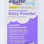 Equate Pure Cornstarch Baby Powder With Lavender and Chamomile, 22oz by Judastice