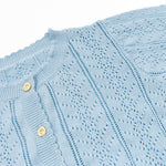 Simplee kids Baby Girl Thin Sweater Solid Cardigans Baby Girls Long Sleeve Coat Cardigan for Fall 3-6 Months