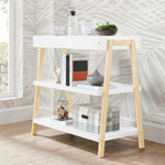 Delta Children Scout Changing Table - Greenguard Gold Certified, Bianca White/Natural