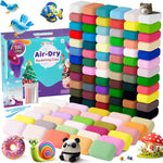 Air Dry Clay for Kids,90 Colors Modeling Model Magic Clay,DIY Molding Clay Starter Kit with Sculpting Tools,Soft and Non-Sticky,Art and Crafts for Boys & Girls 3-12 Years Old.