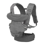Infantino Flip Advanced 4-in-1 Baby Carrier - Ergonomic, Convertible, Face-in and Face-Out Front and Back Baby Carrier for Newborn to Toddler 8-32 lbs, Gray