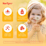 MaryRuth Organics Vitamin D3 | Vitamin K2 | Vitamin D3 K2 Drops | K2 D3 Vitamin Liquid Supplement for Toddlers | Kids Supplement for Calcium Absorption Strong Bones | Vegan | Gluten Free | 1 Fl Oz
