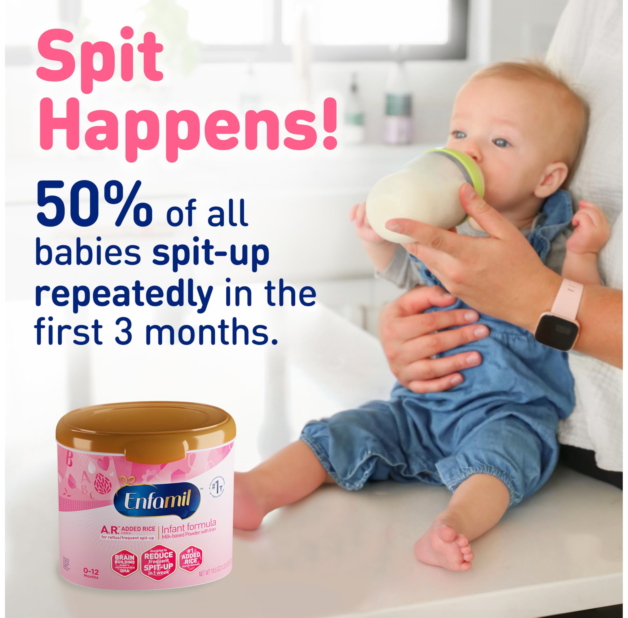 Added Rice Baby Formula Enfamil A.R. Baby Formula, Added Rice Starch Formula - Baby Formula ...