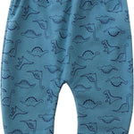 Hakochia Soft and Comfy 100% Cotton Baby Pants for Baby Boys and Girls with Ample Diaper Room 0-12 Months