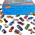 Hot Wheels Toy Cars & Trucks 10-Pack, Set of 10 1:64 Scale Vehicles, Includes Race Cars, Semi, Rescue or Construction Trucks (Styles May Vary)