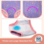 MooMoo Baby Training Underwear for Boys and Girls Absorbent Toddler Training Pants Cotton Washable and Reusable 2T-7T 8 Packs
