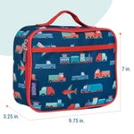 Wildkin Kids Insulated Lunch Box, Keeps Food Hot or Cold, BPA-Free with Mesh Pockets & Easy-Clean Lining – Ideal for School, Travel & Daycare – Transportation