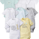 Gerber Baby 8-Pack Short Sleeve Onesie Bodysuits