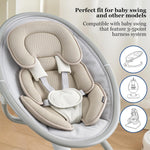 Innokids Head and Body Support Pillow Infant Car Seat Insert for Newborn to Toddler Stroller Cushion (Beige)
