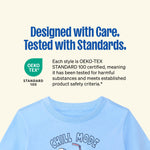 Garanimals Baby & Toddler Boy Beach Tees - Short Sleeve Tees - Kid's Casual Crew Neck - Size 3-6 Months - Beige, Blue, Bright Red, Beige - 4 Pack