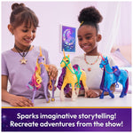 Unicorn Academy, Leaf with 2 Riding Accessories, 11”, Compatible with Ava, Dolls & Unicorn Toys for Girls Ages 4 and up