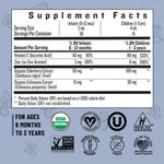 Legendairy Milk Organic Elderberry Drops - Baby Multivitamin with Echinacea, Vitamin C & Zinc for Immune Support - Ideal for Babies & Toddlers, Non-GMO - 30 Servings