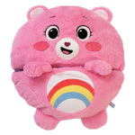 Happy Nappers: Care Bears Sleep Sack Large - Cheer Bear - 66 x 30, 2-in-1: Plush Character Opens Into Sleeping Bag, Soft Nap & Play Animal, Kids 7+