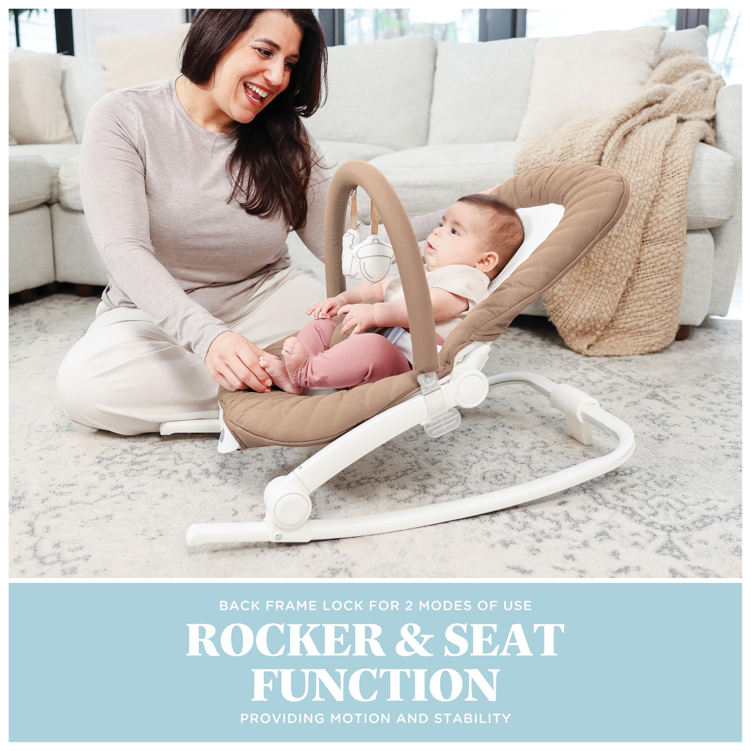 Baby Delight Aura | Deluxe Portable Rocker & - Baby Travel Gear - Baby ...