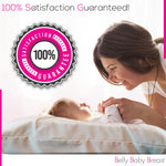 Belly Baby Breast Pillow - Belly Pillow, Pregnancy Pillow for Stomach Sleepers, Belly Sleeper, Maternity Face Down Pregnancy Pillows for Sleeping on Stomach, Organic Cotton Washable Cover, Made in USA