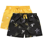 Gerber Baby Boys Toddler 2-Pack Swim Trunks, Suns, 12 Months